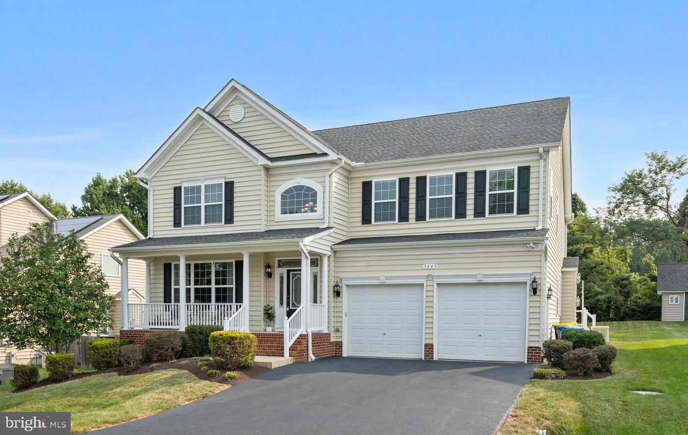 Now available in the sought-after Chesapeake Village neighborhood! This exceptional 6-bedroom, 3.5-bath home offers nearly 5,500 finished square feet of beautifully upgraded living space. Step inside to a grand two-story foyer with a circular wood staircase, a professional study, a spacious dining room with a bay window and a gourmet kitchen featuring custom finishes. The kitchen opens to a bright sunroom and an inviting family room with a gas fireplace. Conveniently located off the two-car garage is a large laundry/mudroom for everyday ease. Upstairs you will find a hall bathroom, three generously sized secondary bedrooms and a grand primary suite with a luxurious, upgraded bathroom that showcases dual vanities and a walk-in shower, The lower level is built for both entertainment and everyday living, highlighted by a state-of-the-art home theater with 11.2 Dolby sound, THX standards, and a 120” screen, with projector and receiver, two additional bedrooms, a recreation room with a second gas fireplace and a full bathroom. The thoughtful design continues outside with a maintenance-free Azek rear deck that overlooks a private wooded backdrop. Additional features include an upgraded trim package, solid hardwood floors throughout the main level and the upper-level hallways, a Generac 7KW home generator, and a two-car garage with overhead storage. Ideally located directly across from a public bay-front beach with access to the boardwalk and close proximity to restaurants, a marina, and the local elementary school. This home perfectly blends comfort, convenience, and style in one of the area’s most desirable communities — all just steps from the Chesapeake Bay!