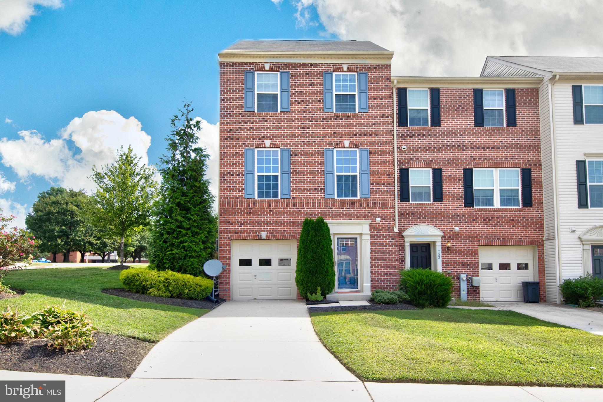 THIS BRICK FRONT END OF GROUP TOWN HOME IS MOVE IN READY*Featuring 3 spacious bedrooms, 2 1/2 bathrooms & 1 car garage*Country kitchen includes island, granite counters, pantry, upgraded appliances & sliders leading to maintenance free deck*Large master suite with tray ceilings, walk in closet & full master bath*Finished lower level has family room & 1/2 bath*This former model home is loaded with upgrades to includes custom window treatments, custom moldings, hardwood floors, upper level laundry & so much more*OPEN HOUSE SATURDAY, SEPTEMBER 14TH 11AM-1PM