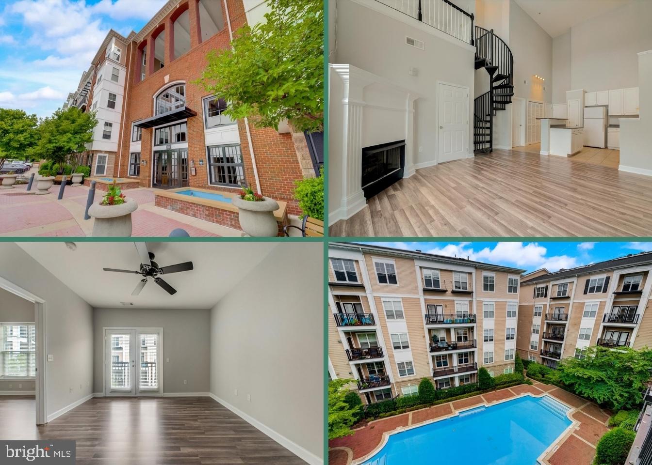Stunning Top Floor One Bedroom and Loft Condo within half a mile of the Rockville Metro Station and Rockville Town Center. You'll love the open floorplan, high ceilings, spacious master bedroom and bathroom, considerable walk-in closet, gas fireplace, and the private balcony overlooking the pool. To top it all off, the large loft space is perfect for a home office or guest quarters. The condo comes with a separately deeded garage parking space. The Beautiful Fitz at Rockville Town Center Building is pet friendly and it offers fabulous amenities. It has an outdoor pool, fitness center, movie theatre room, bike storage, various common area spaces with lounges, pool table, ping pong table, on site management, and more! Fios Internet and Cable TV are included in the condo fee.