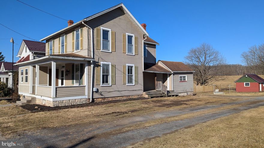 Well maintained home in the village of Howard.   Property backs directly to over 3400 acre Sayers Reservoir.
A haven for outdoor enthusiast's.   Fishing, hunting, picnicking, hiking all from your back porch!  Country kitchen opens to covered back porch and hobby/tack room for cold storage/canning.
Large living room opens to covered front porch to relax and watch the world go by.   3 large bedrooms and a full bath complete the 2nd story.  Extra storage in walk-up attic.   Solid 1 car garage for all your outdoor gear .  Location, Location, Location. 
A $5000 cosmetic credit to buyer at settlement with an acceptable offer.   Congratulations and Welcome Home!