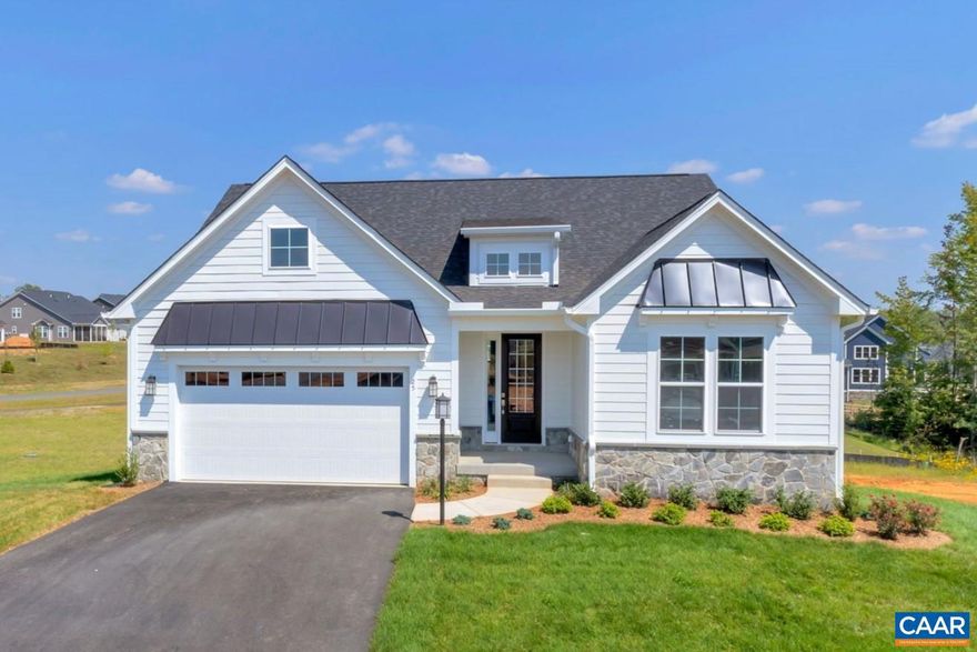 The Birch floor plan in Creekwood Village was designed to let you live to the fullest across all life stages. This one-level home features an open kitchen, family room and dining area with the primary suite just off the living area. An additional 2 bedrooms, full bathroom and laundry room complete the home. Built with high-end included features, plus access to our expansive design studio so you can make your home your own. All photos are of a previously-built home of the same floor plan and may show upgraded features. Pricing varies by elevation and lot premiums may apply. Available with basement foundation.,Granite Counter,Painted Cabinets,Fireplace in Family Room