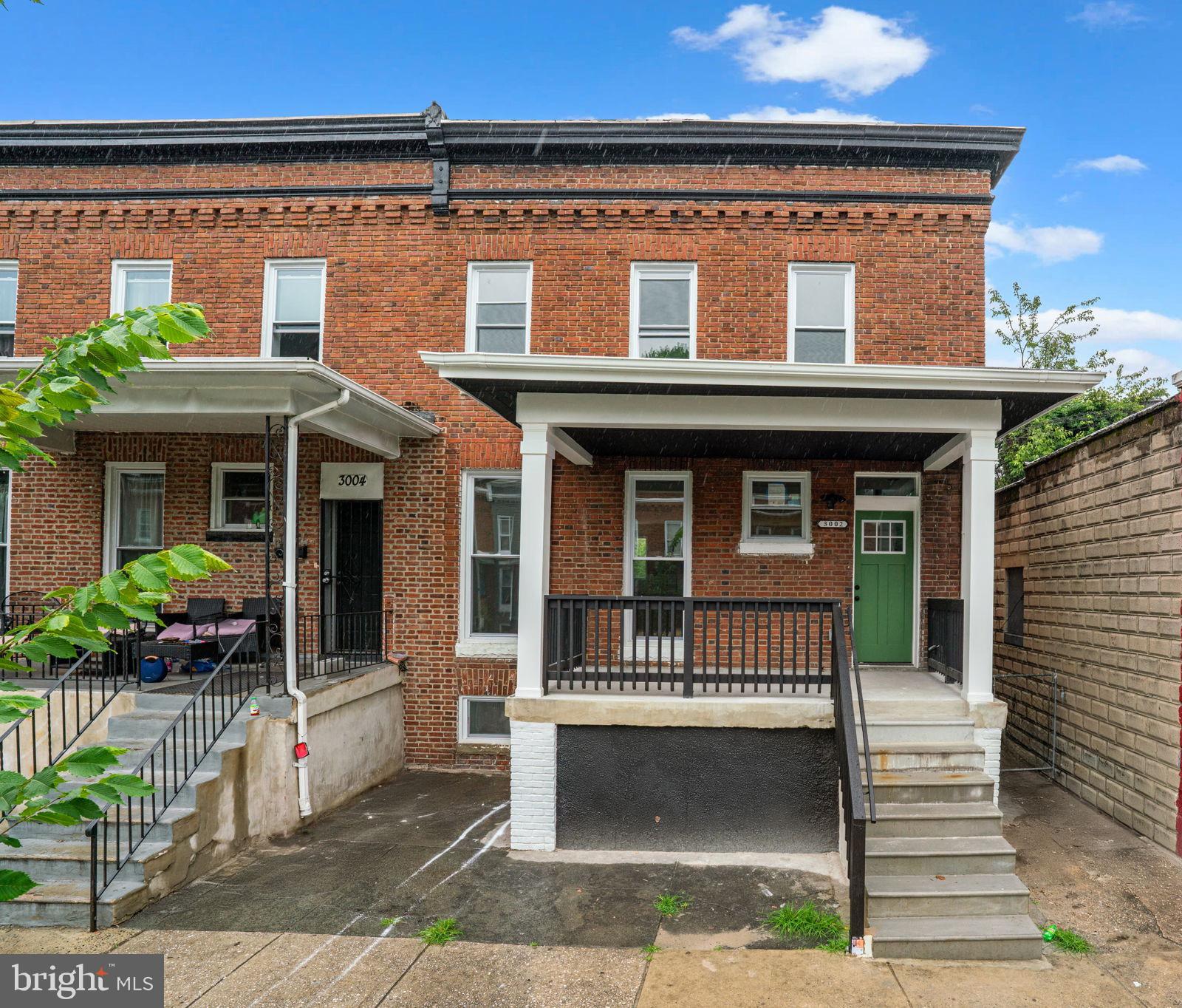 Welcome to 3002 Wylie Avenue—a fully renovated end-unit rowhome where modern design meets peace of mind. Taken down to the studs and rebuilt with care, this spacious 5-bedroom, 3.5-bath home features brand-new systems throughout, including a new roof (2024), HVAC, plumbing, electrical, and water heater (all 2025). The open-concept kitchen boasts quartz countertops, stainless steel appliances, and luxury vinyl plank flooring that flows throughout the home, creating a sleek and seamless look.
Outside, you'll find a brand-new deck (2025) perfect for entertaining, a private parking pad, and Ring floodlight cameras installed at the front and rear for added security. Every inch of this home has been updated with fully permitted work, ensuring quality and compliance from top to bottom.
Even better, this property qualifies for nearly every major Baltimore City incentive, including Live Near Your Work, City Employee Program, Vacant to Value, and many more—making it an ideal opportunity for first-time buyers and city residents looking to build equity in a growing neighborhood. With thoughtful upgrades, generous space, and unbeatable access to financial assistance, 3002 Wylie Ave is not just a beautiful home—it’s a smart investment in your future.