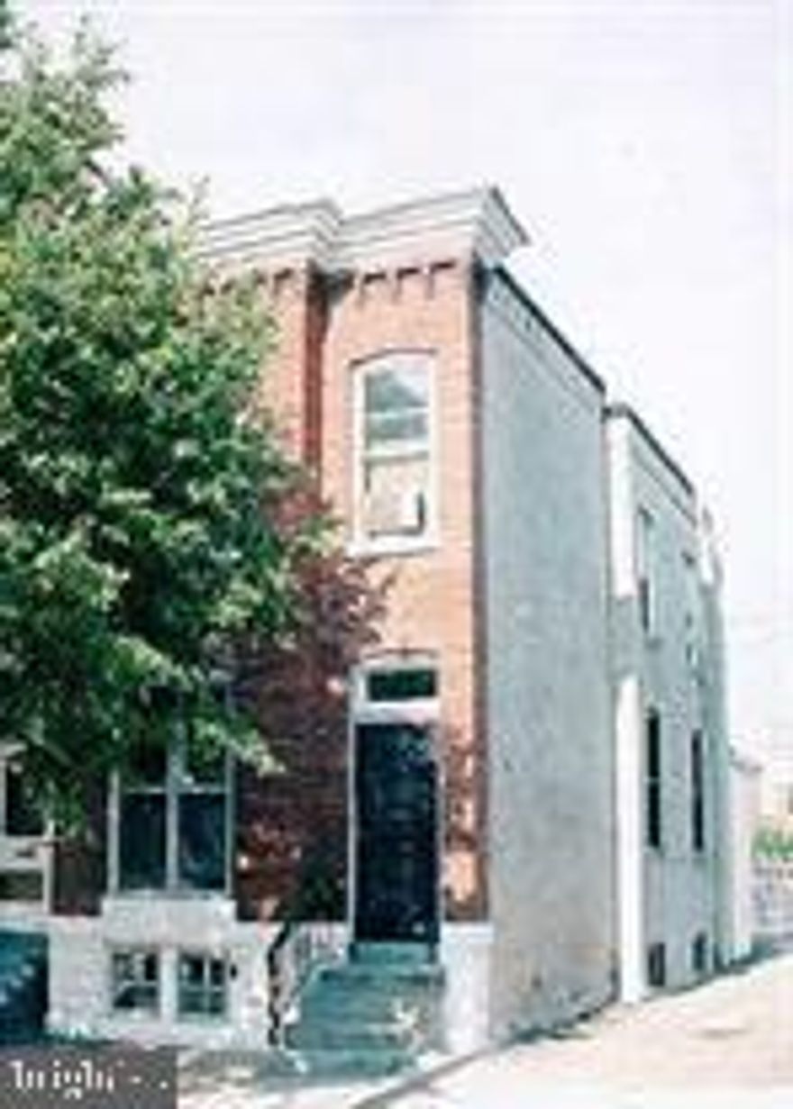 Investors Special opportunity in Broadway East! Sold In As Is Condition End Unit Townhouse, 4 bedroom, 2 bath, unfished basement. Located minutes to John Hopkins Hospital, & Northeast Market Patterson Park.