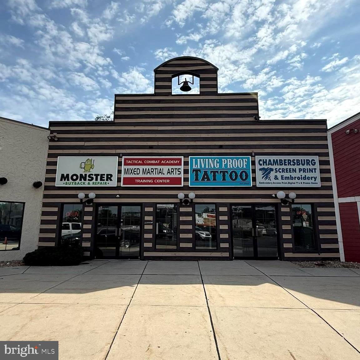Exceptional commercial investment opportunity in a high-traffic Chambersburg corridor! This 5,903 sq ft building is fully occupied by four long-term, established tenants. Strategically located beside Kenzo Japanese Restaurant, Montezuma’s Mexican Restaurant, and Dunkin’ Donuts — and directly across the street from Lowe’s. Less than one mile from I-81, this property offers unbeatable visibility, strong signage, and steady foot and vehicle traffic. A rare turn-key investment with diversified income and excellent long-term potential.