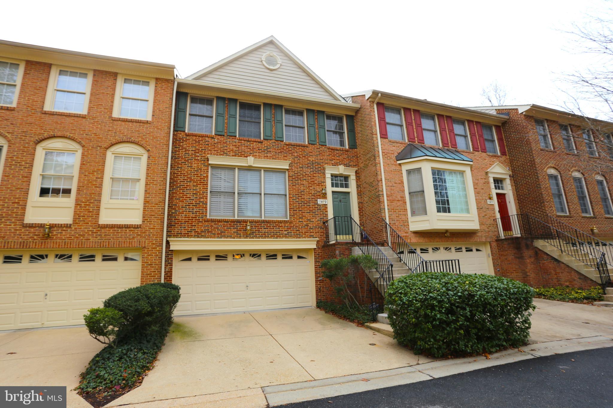 24 month minimum lease. Sunny and Spacious 3 level, 4 bedroom Townhome in the prestigious Fallstone community. Large, renovated eat in kitchen , new appliances and plenty of cabinet space plus new carpeting throughout. The first level features gleaming new hardwood floors with easy access to deck. Upstairs, there are 3 bedrooms and an extra large updated Master Suite with high ceilings, a large walk in closet and spacious new renovated bathroom with soaking tub. A walkout basement features a fourth bedroom with a full bathroom, perfect for an in law or au pair suite and a full sized washer and dryer. A two car garage provides plenty of parking space. Fallstone is an amazing community with everything at your fingertips. Walking trail, White Flint Metro, Pike and Rose, Whole Foods, easy access to Wisconsin Avenue and 355 plus 270 and 495. Second year increase to $120.00 per month.