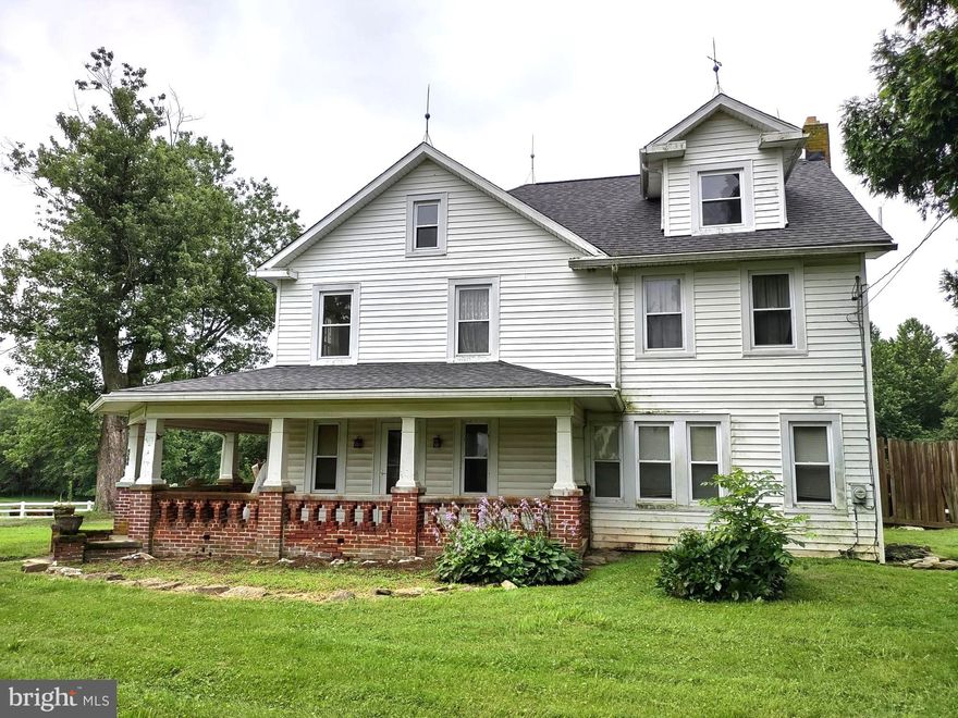 Belle Farm is waiting for you to restore her radiance. The spacious 1920's era Farm House carries a hint of late Victorian flare with crown molding, hardwood flooring and walk-up third level dormered living area. There is work to be done to restore this home with a reward to be had for hard work, well done.  The 3 bedroom/2 bath tenant home is of modular construction and has been occupied by the same local family for many years.  It is in serviceable condition with central air conditioning and a full basement.  The bank barn is of contemporary construction and is suitable for modern farm or construction services equipment as well as livestock. There is a 1/2 acre pond and approximately 10 acres of fenced pasture, 5 acres of woodland and approximately 40 acres of tillable land. The property is zoned AG and the transfer is subject to the collection of an AG Transfer Tax, if applicable. The Seller will not pay an AG Transfer Tax.  The use of the property is subject to the terms and conditions of a Harford County Agricultural Land Preservation Deed of Easement, a copy of which is uploaded into the MLS documents.  There is a common driveway use and maintenance agreement as well as a right-of-way agreement for access to the adjoining farm property. These documents are uploaded into the MLS Documents and available from the office of the Seller's Agent. The verbal pasture and tillable land leases terminate on December 31, 2025.   The Seller's Agent must accompany all showings.  48 hours' advance notice is required to tour the interior of the tenant dwelling.