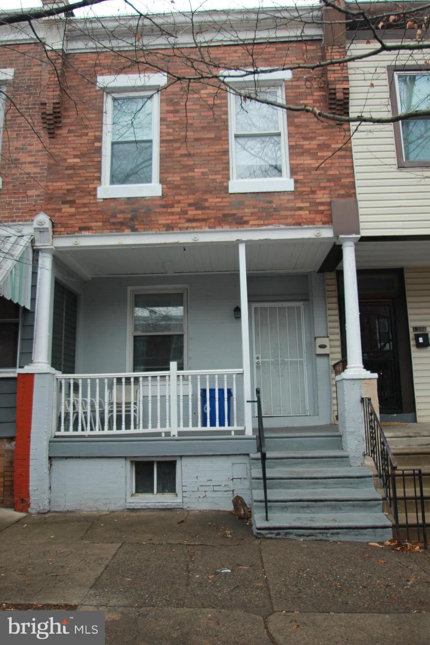 *Investment Property*  Seller financing available with 20k down payment.... Tenant occupied and under lease, property will NOT be delivered vacant. Great opportunity to own this Large 3 bedroom 1 bath in desirable West Oak Lane and add it to your portfolio. Tenant pays $1850 per month. Close to schools, shopping, public transportation, and the Awbury Arboretum and tennis courts.