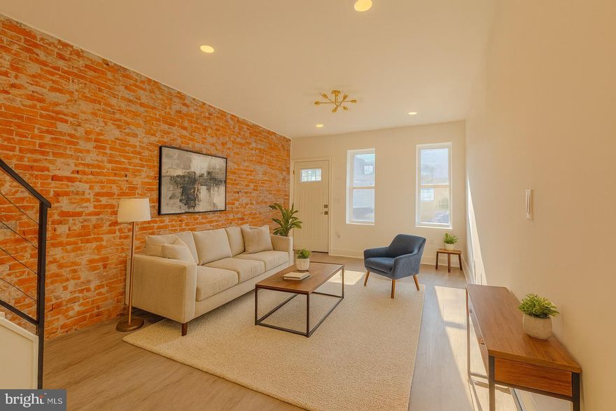 ✨ Fully Remodeled 3-Bed, 2-Bath Gem! ✨

This beautifully updated 3-story home, fully remodeled in 2022, combines modern style with timeless character. Throughout the home, exposed brick walls add warmth and texture, complementing the open, light-filled layout, LVP flooring, and recessed lighting on every level. The sleek kitchen features stainless steel appliances, contemporary finishes, and plenty of space for cooking and entertaining.

The third floor is a true retreat—a spacious master suite with a large walk-in closet. The fully finished basement offers flexible space for a home office, gym, or media room. Outside, a fenced-in backyard provides the perfect spot for relaxing or hosting gatherings.

Blending style, character, and function, this move-in-ready home is ready to welcome you.