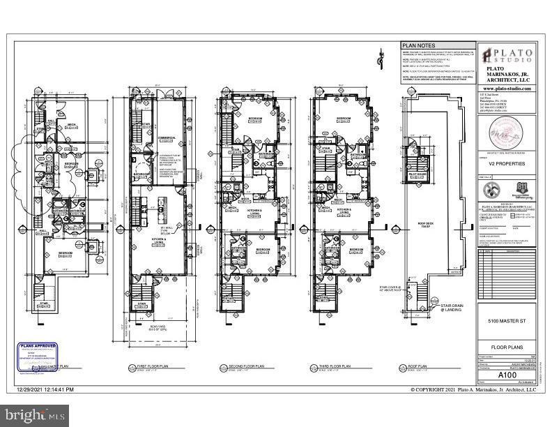 This 20 X 86.75 lot is 1,735 SqFt, has a building permit, full tax abatement, and approved building plans. This corner lot is situated in the CMX-2 zone and is approved for 4 units (3 residential units and 1 commercial unit). Huge potential and opportunity!