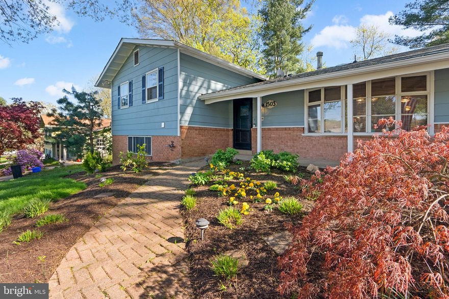 Welcome to 1503 Leister Drive situated on a quiet street in the Fairview Estates neighborhood. The spacious and updated home offers 3 bedrooms and 2 baths on the upper level, open concept living on the main level PLUS a full Suite on the lower level with two full baths and a convenient separate entrance - perfect for an In-Law/Au Pair suite or a rental apartment opportunity.

With fantastic curb appeal, the home greets you with appealing landscaping and a charming covered front porch. Inside, newly refinished hardwood floors lead to the large eat-in kitchen presenting abundant cabinet storage, recessed lighting, and breakfast area. The expansive family room opens to the dining area and the back deck through sliding doors, perfect for gatherings and offering seamless indoor-outdoor living.

Upstairs, you’ll find three generously sized bedrooms, including a primary suite with two oversized walk-in closets, crown molding, recessed lighting, and an ensuite bathroom. A second full bath is conveniently located in the hallway for the remaining bedrooms. 

The lower level has been converted into a private suite, ideal for in-laws, an au pair, or a home office. This space includes a spacious bedroom, full bath, ample closet storage, a large living area with a kitchenette and a cozy working fireplace. Additionally, the basement features another full bath and a soundproof room perfect for a home gym or office. The suite has its own private entrance from the backyard. 

Outdoor features include a beautifully landscaped yard with mature trees, azaleas, rhododendrons, and garden lighting. The property also offers a carport with an electric car charging system and driveway that comfortably fit two vehicles. Adjacent to the carport, a dedicated bicycle storage room doubles as a potential workshop. The roof is under five years old, ensuring peace of mind for years to come, and the home is freshly painted throughout and the hardwood floors newly refinished. 

Nestled in the charming neighborhood of Fairview Estates, this beautiful single-family home offers access to Pilgrim Hill Park, featuring scenic walking trails and green space. Conveniently located just 4.5 miles from the Glenmont Metro (Red Line) and one mile from Route 29, this home provides both tranquility and accessibility.