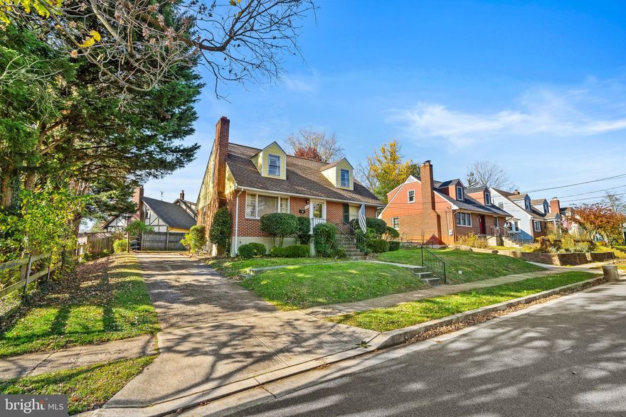 Introducing this lovingly maintained, well-constructed mid-century Cape Cod, located in the quaint and quiet Country Club Park neighborhood of Lutherville. This wonderful setting is close to outstanding schools, shopping, and healthcare, and is just minutes away from Towson, Hunt Valley, and Baltimore. This home has been in the family for over 50 years and is now ready for a new family to take ownership and add their personal touches, updates, and lasting memories. It features four bedrooms, two full bathrooms, a full basement with a powder room, and all appliances included. The home boasts hardwood floors throughout, a wood-burning fireplace with a colonial mantel and tile hearth, and a separate laundry room. There is plenty of storage, including a “carriage house” style shed in the enclosed backyard, perfect for storing garden tools or serving as a playhouse for kids. Additionally, the roof is new (less than 5 years old). You’ll fall in love with this great buy, especially since new construction homes on the same street are selling for over $700,000. Come see this charming gem!  In addition, this home could be a great buy for an investor looking to flip after updating as other similar homes have sold for a lot more $$$  Seller will include an American Home Shield Warranty for peace of mind.