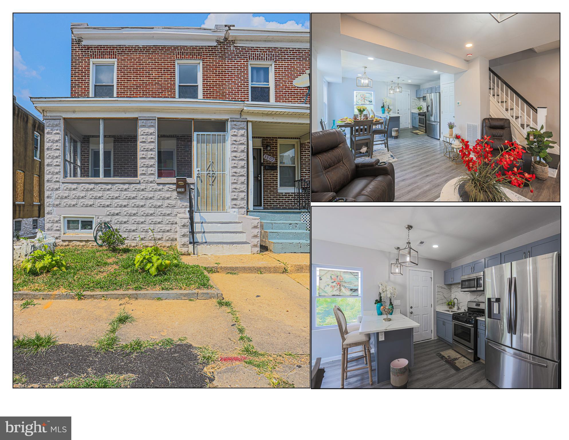 This charming end-of-row townhouse, built in 1924, seamlessly blends classic character with modern convenience. With four spacious bedrooms and two full bathrooms, this home is designed for comfort and functionality. The fully finished basement, complete with a walkout level and rear entrance, offers versatile space perfect for a cozy family room, home office, or guest suite. Step into the heart of the home, where the kitchen shines with stainless steel appliances, making meal prep and cleanup a breeze. Natural light pours in through the windows, enhancing the warm ambiance throughout. Screened in sunroom and the brick exterior adds timeless appeal, while the thoughtful design ensures you have all the space you need for relaxation and entertainment. 3 Minute walk to the grocery store, 5 minute walk to the shopping center and a beautiful view of the golf course! This property is not just a house; it’s a place where memories are made, and comfort is found. Experience the perfect blend of historic charm and modern amenities in this delightful townhouse, ready to welcome you home.