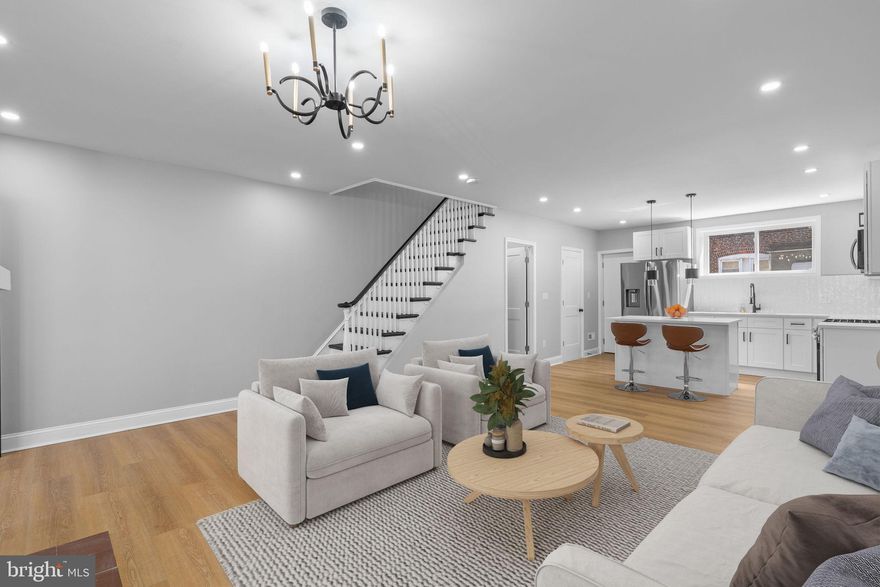 Stunning 4 bedroom, 2 full and 1 half bathroom property now available. Upon arrival, you'll notice a well kept block, ample street parking and large deck on the exterior. From there, a free flowing open concept boasting all natural light, half bathroom, modern kitchen, dining and living room combination on the main level. Next, 3 bedrooms, 1 full bathroom and tons of closet space upstairs. And finally, a bonus bedroom and full bathroom downstairs. Could it get any better though? It does! This home also has a new roof, windows, electric, plumbing, HVAC system and appliances throughout. In addition, it's near all the public transportation you need to make the commute a breeze so make your appointment today before it's too late!