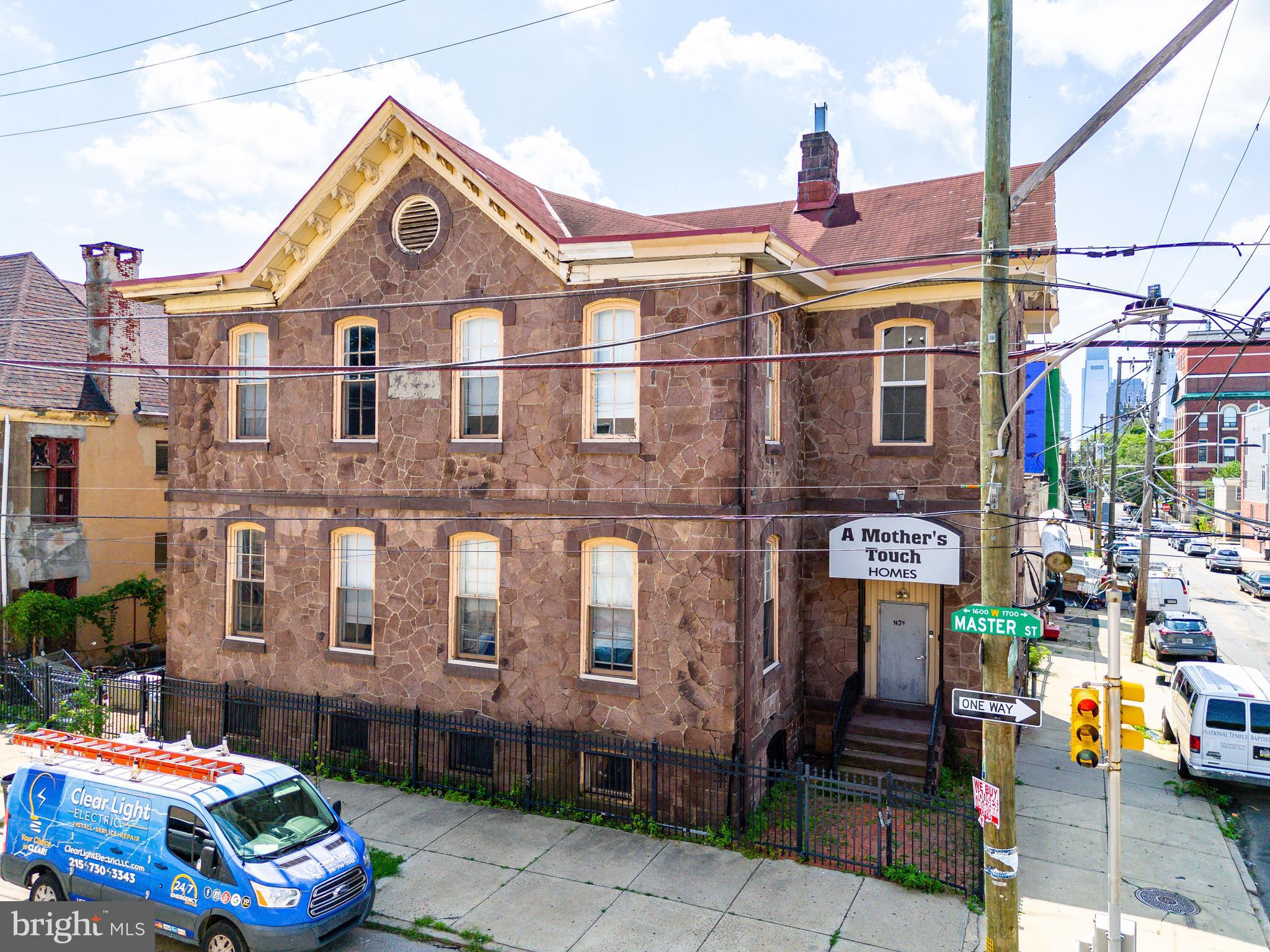 This is an increidble opportunity for the right investor that is familiar with federal programs designed for housing for recovery, stabiliazation programs, VA, etc. This property has a legal rental license for 25 units, that includes one unit designated for a builing manager. Each private bedroom has tall ceilings, windows and a closet. There is a total of 6 powder rooms, 6 showers, a laundry room, 3 lounge/common areas, and 2 kicthens that are shared by all the residents. There is also a large outdoor space and a reception area at the front door. The area is surrounded by new construction, easily assesable by public transportation, and close to Center City. The property was occupied fairly recently, repairs needed, but it is priced accordinly to the esimated cost to renovate.