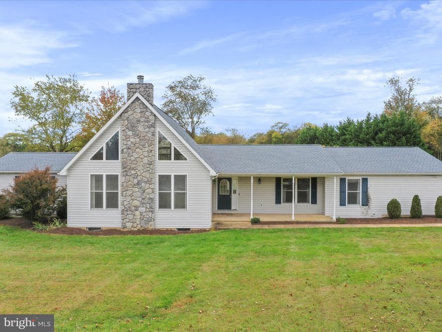 Custom built 3,164 sq ft home in an upscale estate community!
Set on a private 2.16-acre lot, this home offers space, comfort, and lasting value in a neighborhood where homes sit  on  two acres+ —and some near the $1 million mark.

Inside, you’ll find a two-story family room with a stone hearth fireplace and beautiful wood-vaulted ceiling, open to a separate dining area—perfect for family gatherings. The large kitchen features a gas range with convection oven, breakfast room, and abundant cabinetry. A laundry room with shelving is conveniently located just off the kitchen.

A loft area overlooking the family room makes an ideal spot for a home office or reading nook. The primary bedroom suite includes an ensuite bath, while two additional bedrooms share a Jack-and-Jill bath. All rooms are on the main level, generously sized and filled with natural light. There's a large finished room in the basement with a full bath.  This home has tons of space!

Additional highlights include a 3.5-year-old roof, HVAC replaced about 6 years ago, and a water heater about 5 years old. The oversized garage offers plenty of space for a workshop, plus a separate work/storage area.  See room dimensions on floorplan in documents.  Blueprints are available.

Priced below market value this home offers a rare opportunity to buy in this sought-after  neighborhood where improvements easily add long-term equity.