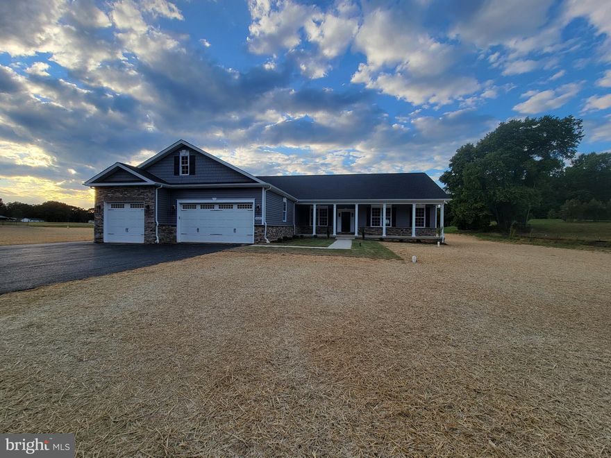 TO BE BUILT that is Under Contract July 2023 delivery!! This custom home by M.E. Mohler offers one floor living with a full basement.  This custom home offer Gourmet kitchen with 42" cabinets, granite counter tops and stainless steel appliances. Hardwood floor throughout the main level and high pile carpet in the bedrooms. This house is 3 bedroom 2 bath on the main level but can easily be a 4 bedroom 3 bath with the finishing of the basement design. The bathrooms come standard with vanity's, tile flooring, tile showers with see thru glass and certain models offer a soaking tub option. Large laundry comes with cabinets, tile flooring, and mud room option into the garage. Outside elevations can offer a combination off vinyl siding, hardy plank siding, brick or custom stone veneer. If owner decides to finish basement there is several options including an additional bedroom and full bath. This home is on a 1 acre lot in a small subdivision of 25 homes to be built. These homes have the option to be on a full footprint basement or crawlspace or even add a hobby garage if the floorplan allows.