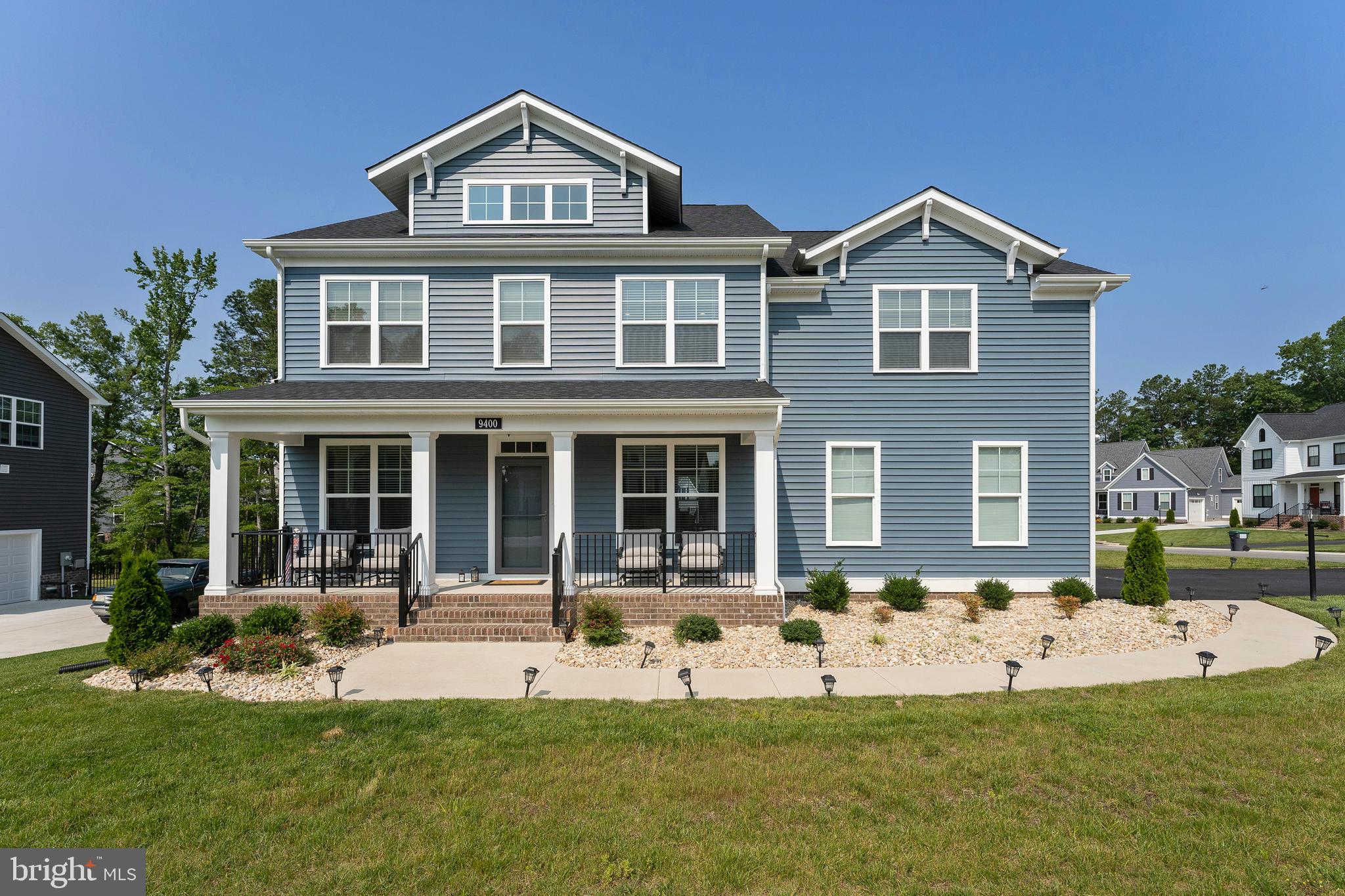 Welcome to your next chapter in the highly sought-after Collington East community of Midlothian—where modern living meets timeless charm, and every detail of this stunning Hartfield model by Main Street Homes feels like home. Only two years young, this beautifully maintained home greets you with an inviting front porch, perfect for morning coffee or relaxing evenings. Step inside and be wowed by the luxury vinyl plank flooring that flows seamlessly throughout the main level, adding warmth and durability to every space. At the front of the home, a private office with French doors provides the ideal spot to work from home or retreat for quiet focus. A formal dining room offers elegance for holiday meals or casual dinner parties, while the spacious family room, complete with a cozy gas fireplace, invites you to unwind and make memories. The heart of the home is the open-concept gourmet kitchen, where quartz countertops, gas cooking, a pantry, and a breakfast area come together to create a space that’s both stylish and functional. Upstairs, a loft area offers flexible living—perfect for a playroom, reading nook, or media space. The luxurious primary suite features his-and-hers walk-in closets and a spa-like bath with dual vanities, a soaking tub, and a separate tiled shower. Three additional generously sized bedrooms share a well-appointed hall bath, and the convenient upper-level laundry room makes life a little easier.
Outside, enjoy your own private retreat with a fully fenced backyard, an 18x24 patio for gatherings, and a screened-in porch with vaulted ceiling—an ideal spot for breezy evenings or lazy weekend mornings. and a lawn sprinkler system to keep your yard nice and green. Thoughtful storage is found throughout, including a large closet under the stairs and an upstairs walk-in storage closet. Car lovers and outdoor enthusiasts will appreciate the oversized side-load two-car garage, featuring a 14x14 bump-out—perfect for tools, a boat, or “man toys”—plus an EV charging station already in place. Living in Collington East means enjoying more than just a beautiful home. The community is perfectly positioned for easy access to Route 288, Powhite Parkway, and Hull Street, making your commute to Downtown Richmond (just 20–25 minutes away) or Short Pump’s shopping and dining a breeze. You’re also close to top-rated schools, Bon Secours St. Francis Medical Center, recreational parks, and all the modern conveniences Midlothian has to offer.