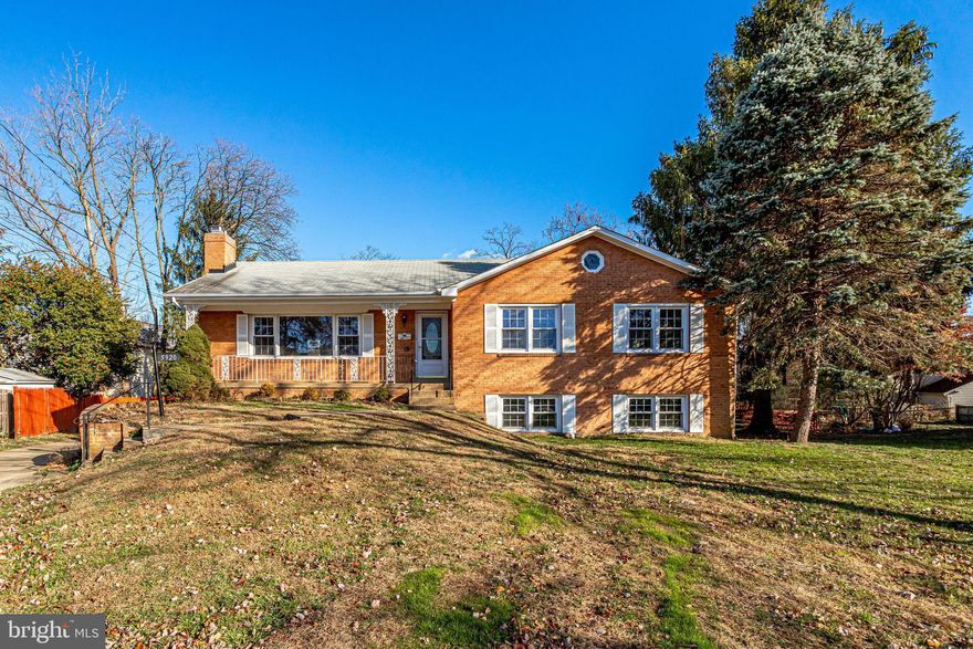 All Brick 2-car garage home on a huge cul de sac lot.  4 bedrooms with 3 full bathrooms - freshly painted throughout with newer roof, newer windows, updated kitchen with new appliances, two fireplaces, hardwood floors on the top level.   Spacious bedrooms with generous size closets. Ceramic titles in the bathrooms.  The huge lot has tons of potential for a new buyer.