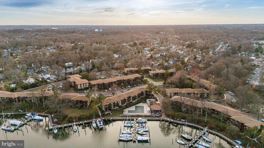 This is the opportunity to combine the best of both worlds! The ease and convenience of a lock and leave condo coupled with the waterfront lifestyle that a deeded boat slip provides. This fabulous 2 bedroom 1.5 bath condo in Eastport's Severn House has everything you are looking for. Freshly painted and new carpet throughout with open floor plan. The large deck off the living room overlooks the peaceful community with glimpses of the waters of Back Creek. Severn House community boasts a waterside community pool and marina, the deeded 40 ft boat slip (#C9) will accommodate a 35 ft long x 12 ft beam vessel with 6' MLW w/ 30 amp shore power hookup; perfect for the boating enthusiast. Perfectly located in the heart of Eastport! Stroll the artful and nautical streets to amenities like; five-star restaurants, pubs and street-end parks with hidden treasures. Not to mention you are merely steps away from downtown Annapolis and Naval Academy by either walking across the Spa Creek drawbridge or motoring in the water taxi. From this location, you are also close to some of the Bay's best cruising and fishing areas. Attractive destinations such as Baltimore's Inner Harbor, St. Michael's, Oxford, and Solomon's Island are only a short cruise away. Annapolis offers the perfect balance of small-town charm and big world sophistication. Located just 5 miles to Rt. 50 and 97 which provides direct access to Baltimore, BWI, Ft.Meade/NSA and Washington, DC. Don't let this opportunity slip away for this perfect weekend home, investment property or forever home. Welcome Home!