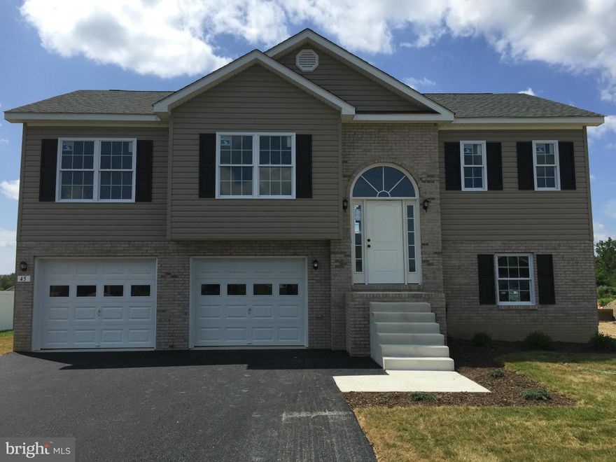 PHOTO IS SIMULAR  CONSTRUCTION.This 3 bedroom and 2 bath split foyer comes with large 2 car garage with paved driveway. Master on opposite end of other 2 bedrooms. Master has oversized tub. Located near shopping, restaurants and schools. Easy access to Rt 11, Rt 51 and I81 for commuting. Under construction.