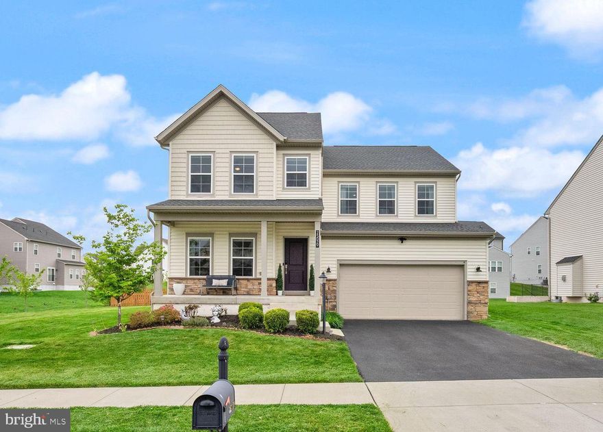 Welcome to this beautiful home in the sought-after Lenah Mill community!  Built by Toll Brothers in 2020, this fantastic single family home is nestled on a spacious EAST-facing lot in one of Loudoun County's finest neighborhoods and comes with a major bonus - PAID OFF solar panels!  As you arrive you'll be immediately notice the home's striking curb appeal and fresh landscaping!  Entering through the front door, you'll quickly start seeing how much this main level has to offer.  Enjoy a well-lit and spacious formal sitting/reading/recreation room near the front of the house that could easily be converted to an office if desired!  The star of this level is the openness and design of the kitchen, eat-in dining space, and main living area.  Let's start with the kitchen - WOW!  It's fully loaded as you've got gorgeous pewter cabinetry with brass hardware, light quartz countertops with so much counter space, a full pantry, and upgraded stainless steel appliances.  This flows right into the eat-in space that offers plenty of room for any size table very comfortably!  The main living area is just steps away as well and benefits from so much natural light coming in from the wall of windows, and boasts plenty of space for your furniture. You've also got a mudroom space right off the kitchen that you'll enter from your two-car garage, and a quaint half bathroom completes the main level!  Upstairs you'll find 4 large bedrooms and 2 full bathrooms, including a primary suite with so much space, plenty of natural light, a deep walk-in closet, and a primary bathroom that checks all of the boxes.  The other 3 bedrooms on the upper level are birds of a feather - LVP flooring throughout, plenty big with nice closet space, including a walk-in closet on the largest one!  You'll also enjoy a full laundry room with a sink upstairs, which is a must-have.  Downstairs you'll find a lovely basement offering so much space and options - easily use half as a 5th bedroom, office, theater, home gym, recreation space, or anything else you can think of!  The basement is also home to a full bathroom, as well as a fantastic oversized storage closet, and an absolutely adorable hideaway/play nook under the stairs!  It could also be another storage option - again, so many choices!  Out back you'll find a perfect backyard - flat, low maintenance, fenced-in, and an ideal layout for hardscaping!  There's additional yard space outside the fence to the left of the home as well - almost double the total yard space that many neighbors have!  UPGRADES - paid-off solar panel system, yard irrigation system, reverse osmosis water purification system with water softener, and fresh paint touchups!  Lastly, enjoy the amenity rich neighborhood of Lenah Mill that includes a fitness center, swimming pool, splash pad, clubhouse, zip line, tot lots, playing fields, dog park, sports courts, Boathouse Lake, and more!  The icing on the cake is the location - you're just a short drive from Loudoun County hot spots like the Brambleton Town Center, Hal & Bernie Park, Dulles Landing (Target & Walmart), and so much more.  This home truly checks all of the boxes to make sure you come see this one for yourself!