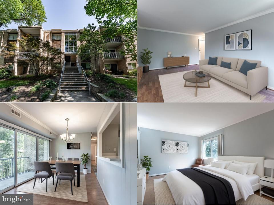 Discover comfort and convenience in this tastefully updated two-bedroom, one-bathroom condo, nestled in a prime location. This home offers easy access to shopping, dining, parks, and major commuter routes. Just minutes from the Mosaic District, you'll enjoy a vibrant mix of boutiques, restaurants, and entertainment options. You're also close to Route 50, I-495, and the Dunn Loring Metro, making daily commutes a breeze.
Inside, the condo has been thoughtfully refreshed with modern touches, featuring a bright and functional layout perfect for both relaxing and everyday living. Step outside onto your private balcony overlooking a courtyard—an ideal spot for morning coffee or winding down in the evening. Includes two resident parking passes and one visitor parking pass. Laundry is in the lower level, along with a storage locker.
Whether you're heading to nearby Tysons Corner, enjoying the view at Holmes Run Stream Valley Park, or simply running errands, everything you need is within reach. This charming home offers low-maintenance living in a location that truly delivers on lifestyle and convenience.