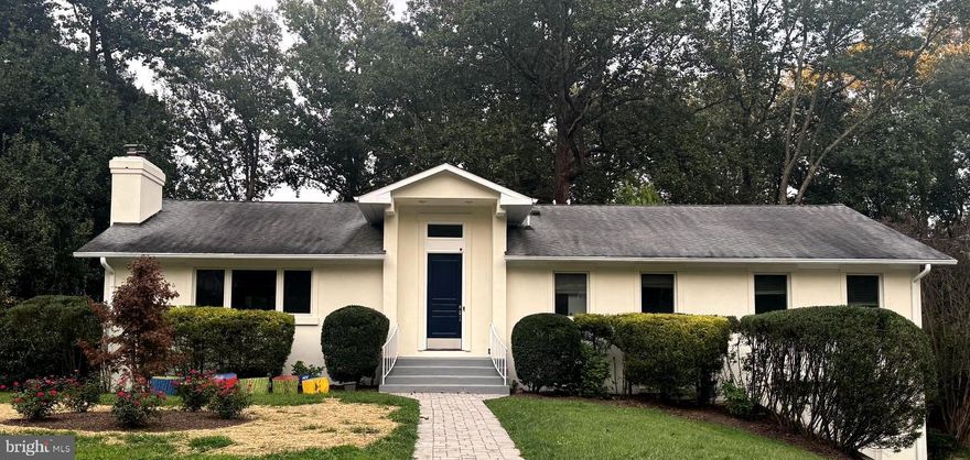 TOTALLY RENOVATED rambler  in sought after Bethesda Location .  Fresh paint ,new floors Updates ALL plumbing/electrical, designer gourmet kitchen w/Viking SS appliances, ALL baths, windows,  & wired for generator (2013). Main lvl w/3 BRs incl owners ste w/expansive closet & priv bath. Walkout LL w/family room, BR & 1.5 BAs. Landscaped 1/2 ac lot , patio, 1 car gar & deck. Excellent schools .Convenient location-Rare style to find in Ashleigh-stucco  exterior-Cul-de-sac . Close to bus  to Metro ,  Resturants , shopping ,Montgpmery mall ****