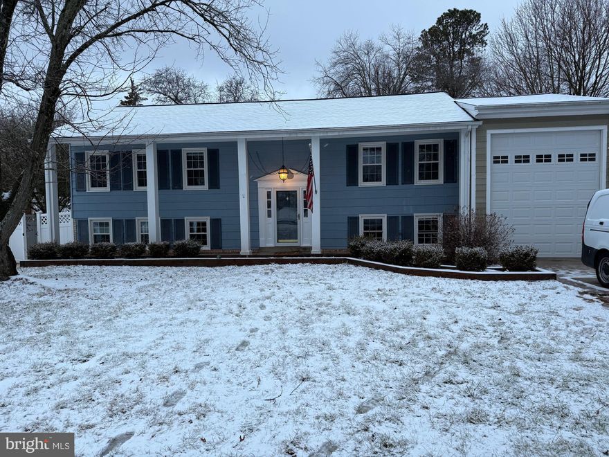 Welcome home to this meticulously updated, standout, light-filled four-bedroom, three (full) bathroom home.  Renovations include: 1) all three bathrooms; 2) the entire lower level of this standout split-level home including new authentic LVT flooring; 3) refinished hardwood flooring on the upper level; 4) freshly (and professionally) painted walls and ceilings throughout most of the home; and 5) updated electrical, including recessed lighting in the upper-level living room and the lower-level recreation room.  In addition to the rec room and bedroom on the lower level is another gem of a room with an exterior means of ingress/egress, which can be your home office.  The home also features relaxing two-level decking in the open and spacious yard, as well as a concrete patio useful for outdoor entertaining.  Shed in the back (with electric) for your storage needs. This home is a block away from Chalet Woods Park, which is adjacent to Cub Run Stream Valley Park. And Elanor Lawrence Park is a stone's throw away.  Comfortable walks among the foliage await.  Within minutes to Braddock Road and approximately two miles to where you can catch I-66, Rte. 29 and Sully Road (Rte. 28) and about 10 miles to Dulles Airport, the home is positioned for your convenience. Enjoy proximity to Wegmans, Trader Joe’s, Giant Food, Fair Oaks Mall, Fair Lakes Shopping Center, Fairfax Corner.