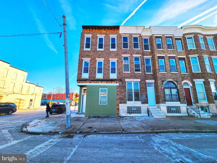 ONLINE AUCTION: Bidding begins 02/20/2025 @ 10:00 AM. Bidding ends 02/24/2025 @ 11:40 AM. List Price is Suggested Opening Bid. 3 Story End Unit Store-Front Townhouse located in the Sandtown-Winchester area of Baltimore City. Residents can enjoy the nearby attractions such as Coppin State University, Mondawmin Mall, Penn North Metro Station, & Druid Hill Park. Property is Vacant. Easy Access to Major Traffic Artery North Ave. Deposit: $10,000.