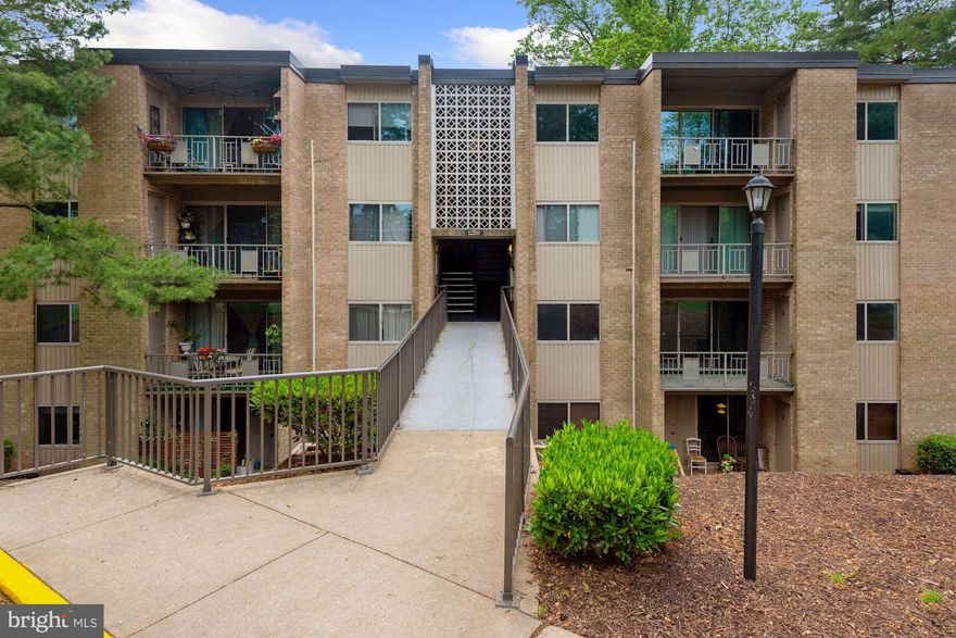 Welcome to 12207 Academy Way, a wonderfully updated two bedroom, one bathroom condominium, perfectly situated in Rockville, Maryland. This renovated unit features over one thousand square feet of space, new flooring, and an elegantly designed full bathroom. As you enter through the front door, you will notice the ample natural light brought in from the wall of windows and sliding glass door that provides balcony access. The open floor plan for the living and dining area is ideal for lounging and entertaining, while the kitchen provides a view through opening to the dining area with a granite ledge. The kitchen is complete with wood cabinetry, tile backsplash, pantry closet with built-in shelves, Kenmore stainless steel appliances and a four burner gas-range stove. The cabinet space is endless and the generously sized hall closet offers walk-in storage. The high-design full bathroom features oversized marble grain tile flooring, a white subway-tile shower and tub, decorator-style storage mirror, and a new vanity with storage and porcelain countertop. Laundry is conveniently located adjacent to the unit, directly outside the main entrance. The primary bedroom highlights dual closet space, while the additional bedroom is complete with a double-door closet. The location of this unit could not be more ideal being minutes away from Rockville Pike, Pike & Rose Shopping Center, and located in the Walter Johnson School District. Commuting is incredibly convenient being just a mile away from the White Flint Metro Station on the red line. Enjoy the community offerings of the tennis courts, playground, park, bike storage and swimming pool, while having all of your utilities included in the condo fee. With all this unit has to offer in such a prime location, it will surely not last. Please do not miss this incredible opportunity!