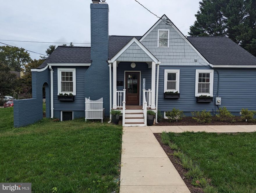 Nestled on a peaceful corner lot, in the desirable North Woodside neighborhood, this spacious, newly renovated split-level ranch will not be available for long. The main level features hardwood throughout, and the newly built entryway opens into an expansive living room and cozy fireplace leading into a separate eat-in dining room with large windows and classic french doors. An open kitchen layout has been improved with brand new, soft-close cabinets, LG energy-efficient, smart appliances, and an attractive peninsula design for the updated quartz countertops, perfectly suitable for food prep or a breakfast bar. Two bedrooms are conveniently located on the main floor, the primary having ensuite entry to the main bathroom, separated by an anterior washroom with an elegant double-sink vanity. Upstairs a large bedroom/living area features a full tub/shower bathroom and an adjoining office space. On the lower level, you will find a fully finished recreation room with electric fireplace, along with two additional bedrooms, a full bathroom, a utility room, a laundry closet, and an awning-covered walkout to the side and front yard. Complete with a double-wide, two car driveway that leaves room for visitor parking. This thoughtfully renovated home includes these key upgrades: new roof, new siding, new exterior water line, new and upgraded plumbing and electrical systems. On a quiet block with very little traffic, this home offers a tranquil retreat while being very convenient for public transportation, Interstate 495, and all the amenities offered in downtown Silver Spring. Schedule a showing today.