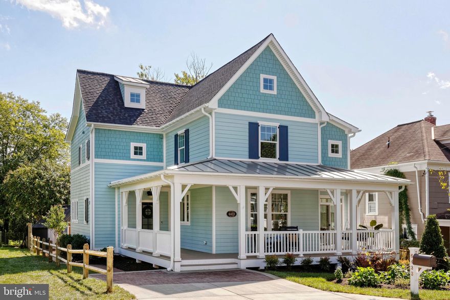 Nothing goes better together than OPaL and Cabin John; like mac and cheese or chocolate and peanut butter. 
Our newest Cabin John home is located on the river side of MacArthur in downtown Cabin John (the real Cabin John, not that other place); a walkable neighborhood that brings the Potomac River, the C&O Towpath, an organic grocer, a post office, salon and great eateries right to your doorstep with some of the best public schools in America. Just 15 minutes [without traffic :-)] puts you in Georgetown, Tysons, Rockville or Bethesda, how great is that?
This home was born to fit in, but somehow stands out; a true wraparound front porch, rarely seen on a new home this century, gives the home a pedestrian friendly point-of-view. A colorful exterior and steeply pitched roof with an adorable shed dormer make this storybook home friendly and approachable. Champagne colored metal roof accents with real snow birds, handmade shutters with shutter dogs and real hinges let you know, no stone has been left unturned to ensure the charm of this home. A front porch swing, rocking chairs and a brick basket weave driveway will bring a Cape Cod vibe to 79th Street.  Large windows and a main level, unencumbered by walls will allow the southern sun to brighten and warm the entire home, #thatssoopal. A craft room with high school lockers (cubbies are so 2018) will allow for a creative space in the home, as it should.  Five bedrooms on the top two floors with a loft-of-dreams to binge Netflix, Disney+ or Bravo. A rec-room, 6th bedroom suite and exercise space complete the lower level.
This home is already sold, but if you are looking for a truly unique home - look for an OPaL or reach out for you very own. Follow us on Instagram  @thats.so.opal