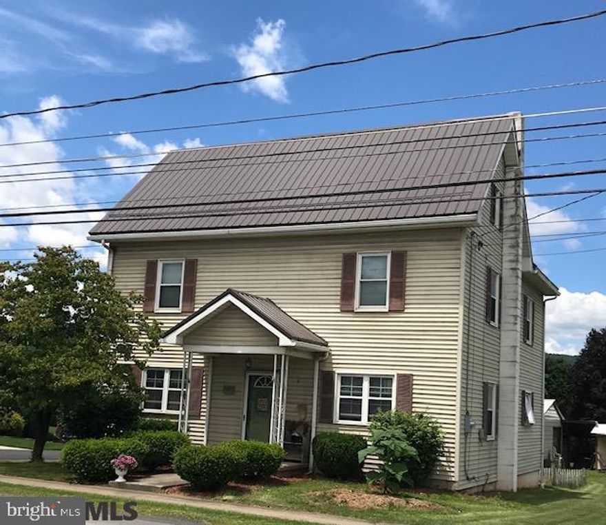 Big Valley Views from the rear multi level deck/porch of this 3BR/2BA home in the heart of Belleville, 1,846 sq.ft. with larger rooms thorough out, many updates, multi heat sources - oil hot water and pellet stove and gas fireplace, handicap accessible w/ 1st floor full bath and laundry.
