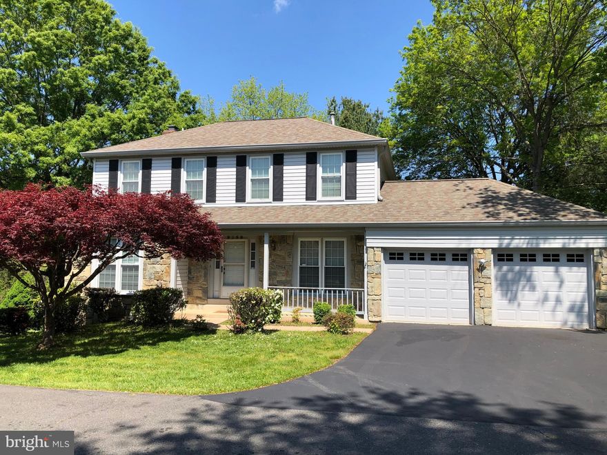 Well-maintained colonial home on quiet pipestem in the McLean School Pyramid.  Stone entrance with porch. Rich Brazilian Cherry hardwoods.  Updated kitchen with modern light wood cabinets and granite countertops.  New stove 05/2020.  Easy flow through LR, FR, Kitchen and DR for entertaining.  Sliding glass door to Trex deck overlooking very private, wooded, fenced back-yard.  Mature trees.  Master BR with updated bath, double sinks, WIC and additional closet space.  Carpeted second floor.  LL with built-in bookcases for office space or toy storage.  Full BR and bath on LL.  Sliding door to backyard.  Finished laundry room with full-sized W/D.  Lots more storage space.  Fantastic location just 3 miles from Tysons Corner, Silver Line metro, Wolf Trap Park for the Performing Arts.  Easy access to 267, 495.  20 Minutes to Dulles Airport.  Superior schools.  Walkable neighborhood with sidewalks and street lights, and friendly neighbors.  Come home to Leigh Meadow.