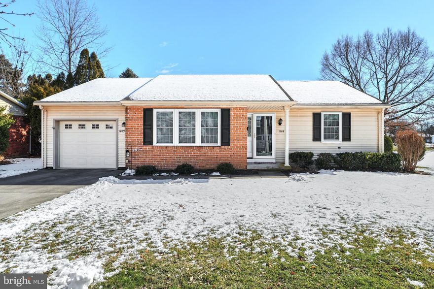 Looking for location and 1 floor living, do not look any further.  This well maintained rancher comes with first floor laundry, 1 car garage, heated sunroom, a trek deck, and a large flat yard. It has a full basement that has shelving and a workshop. It is perfect for a first time homebuyer or someone downsizing.  You are close to schools, shopping, and the library.  Make your appointment to check it out today.