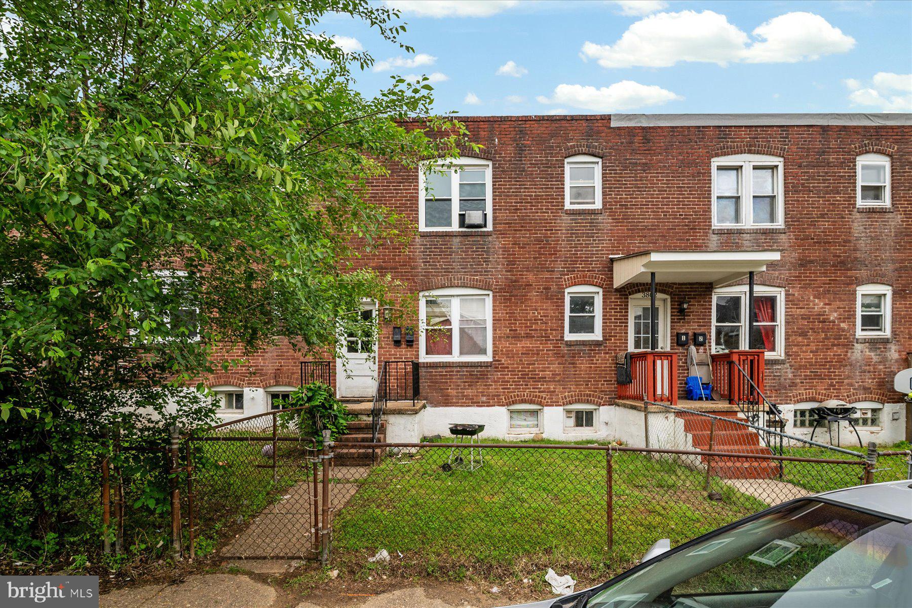Investor opportunity! This 2-unit multifamily property features two spacious 2-bedroom, 1-bathroom units with strong rental potential and plenty of upside for improvements. Perfect for value-add investors looking to renovate and increase equity. The property offers separate entrances and functional living spaces, providing flexibility for future upgrades. Positioned in a rental-friendly area with consistent demand, lease information is available upon request—great chance to create long-term value. Seller prefers to sell as a package with 216 Charles St, 46 & 30 Talbot, 613 Baltic, and 3804, 3806, 3808 Leadenhall.