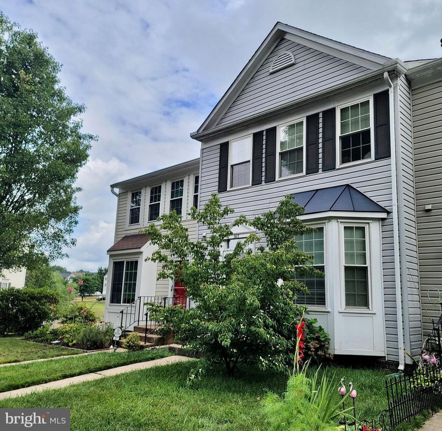 Bright and sunny townhouse in a terrific location! 3 bedrooms, 2.5 baths with new carpet. Eat-in kitchen with separate dining room. The main level has hardwood floors and a large living room area. The basement offers a fireplace and an open area for recreation. Nice deck and fenced rear yard that backs to the neighborhood pond. Convenient location that is close to shopping and restaurants! Housing vouchers are not being accepted. Photos were taken prior to the current tenant occupying the property.