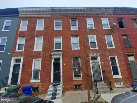 Townhouse For Sale - 1533 Argyle Avenue<br/> BALTIMORE, MD 21217