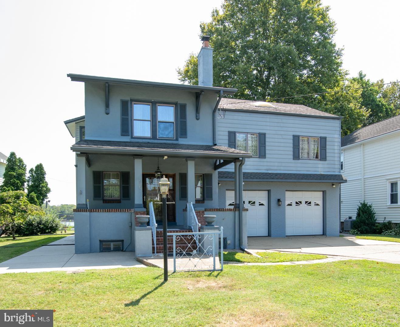 Welcome to a truly special opportunity to own a piece of the Delaware Riverfront! This one-of-a-kind 4-bedroom, 3 full bath home, over 3000 sq ft, is full of original character & charm with amazing views of the Delaware River and spectacular sunrises set on a large 1/2 acre lot!
The welcoming columned front covered porch with built in planters invites you to step through the original front door & be greeted by the rich original hardwood floors, beautiful period moldings & gracious columns that evoke timeless elegance. You will also find handsome built ins and a stunning stone Fireplace. The warmth continues into another room separated by a knee wall.
The kitchen and bright & sunny breakfast area links the original part of the home and the generous addition. Your large family room, great place to relax, features another Fireplace and is open to the large formal dining room, ideal for hosting memorable gatherings, each room with expansive river views through the Pella sliders w/ built in blinds.
The large (approx) 30 x 11.5 screened-in porch invites you to enjoy river breezes year-round, made for hosting lazy summer lunches, morning coffee or evening cocktails with a breeze off the river. Step outside to the lush, generous backyard. Stone walkway & stone steps lead to your private deck, (approx) 20 x 12.5, perfect for entertaining, fishing, boating or simply soaking in the peaceful panoramic views of the River. Multiple entertaining areas in the back and side yards!
The wide turned hardwood staircase leads you to the 2nd story. Two bedrooms on your left feature original hardwood flooring as does the large landing. The front BR features a full bath & walk in closet, the back BR features river view & there is a hall full bath as well. Step down to 2 additional BRs, both with brand new carpeting & skylights and one with a great balcony that offers River views.
Additional features include 2 car garage, ample parking, 2 zones, Generac Generator, full partially finished basement with additional storage areas and a crawl space for more storage with outside entrance, as well as an outdoor shower & outdoor bathroom that was in use for many years.
And just when you thought it couldn’t get better—this home is just minutes from the heart of bustling Bristol Borough. Enjoy a bike ride to a vibrant downtown filled with a plethora of locally loved dining options, charming boutiques, riverside cafes, and year-round community events that make this town so special.
Opportunities like this don't come around often—come see the magic for yourself! This is your chance to embrace waterfront living with historic soul and small-town warmth with a home that offers an unbeatable blend of character, comfort, and breathtaking waterfront views, nestled directly on the Delaware.