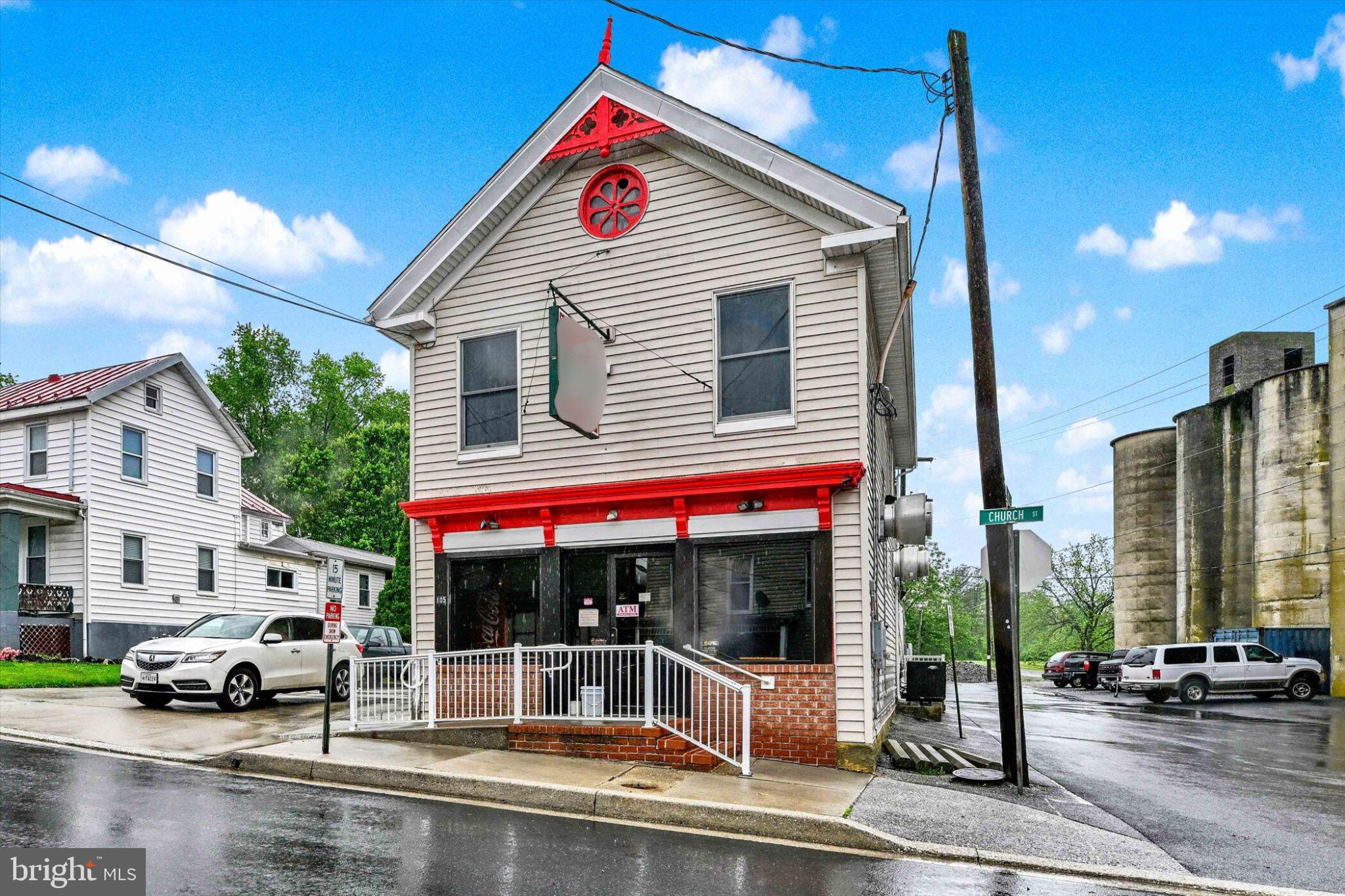 ONE OF THREE LOCATIONS BEING SOLD TOGETHER FOR THE LIST PRICE – SEE MLS #MDCR2027538 & #MDCR2027542 FOR MORE DETAILS.
Welcome to ****** Carryout & Delivery, a cherished and well-established restaurant located in the heart of historic New Windsor. Nestled on a charming corner in Carroll County, this location offers excellent visibility, steady foot traffic, and a deep-rooted connection to the local community. This turnkey, owner-operated business is being sold with the real estate, providing a rare and valuable opportunity for any aspiring or seasoned entrepreneur. This establishment boasts a loyal customer base, strong reputation, and fully equipped kitchen, making it ready for immediate operation and continued success.
The property also features an office space above the restaurant, offering potential for additional rental income or administrative use. A garage with space for two trucks adds convenience for operations or storage needs, while solar panels help keep utility costs low and efficiency high.
Don’t miss this incredible chance to own not just one, but THREE thriving locations (Westminster, New Windsor, Taneytown)—all offered together as a package deal. Opportunities like this don’t come around often! ***For Showings, contact Listing Agent or schedule online via ShowingTime***