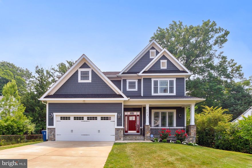 Stunning executive custom home near Tysons Corner.  Only four years young this light and bright open floor plan boasts a gourmet kitchen with walk-in pantry, butler's pantry, a convenient second laundry room and huge center island that opens to the large family room with cozy gas fireplace.  The large dining room and living room offers plenty of room for entertaining.  Relax on the private back deck overlooking the partially fenced in yard.  Multigenerational living or remote working is easy with main level bedroom/office with ensuite bath with and additional half bath for guests.  The upper level features a larger owners suite with tray ceilings, sitting area, 3 large walk-in closets and spa like bath. Three additional bedrooms, each with en suite baths can be found on the second level.  A laundry room with counter and sink completes this level.  The lower level does not disappoint, a sixth bedroom with ensuite bath, large storage or craft room, full bar and bonus office space opens to the huge rec room.   Exit the lower level to the upper deck or access the back yard.  The location is excellent: close to Tysons, I-495, Cap One Center, schools, and not far from Metro.