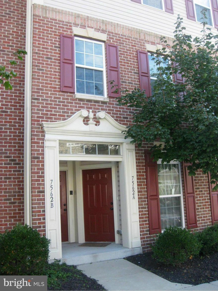 Lovely  townhome with new carpet throughout, freshened paint, many upgrades! .  Gourmet kitchen with granite/stainless off family room with fireplace.  Very open floor plan/oversized rooms on all levels.  Brick/siding/upgraded blinds throughout, superbath, move-in condition. Gar.townhome off Rt. 100 -  Ft. Meade/Arundel Mills & Balto/D.C.  Show and sell!