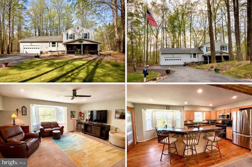 Lakefront Community Living Meets Country Comfort!
Escape to the best of country living in this stunning 3 bedroom, 3 bathroom Split-Level home, perfectly situated on an over 1 -acre cul-de-sac lot in the highly sought-after, lake-privileged community of Lake Karylbrook. Whether you are an avid angler or a nature lover, you’ll enjoy exclusive access to a private lake  known for some of the best fishing in the state. 
Designed for Living & Entertaining, the main level boasts a, beautifully opened-up kitchen featuring a large center island, built in pantry,  mainly all stainless steel appliances, and a seamless flow into the living areas, it’s the perfect hub for hosting or quiet morning meals. 
The spacious lower-level family room offers a warm retreat centered around a classic brick fireplace, now updated with a propane freestanding stove. This level also provides direct access to the rear deck, perfectly blending indoor comfort with outdoor tranquility.
Exterior & Accessibility Curb appeal shines with elegant stone veneer accents and a charming front porch, which includes a handicap ramp for easy accessibility. The backyard is a private, wooded sanctuary where natural beauty abounds. With scenic views located directly behind the property, (it backs up to BGE's right of way) your backyard is a gateway for hiking, exploring, or horseback riding. The Hobbyist’s Dream 2-Car Garage features a large enclosed addition, ideal for a workshop, home gym, or storage. The oversized paved driveway provides plenty of space for parking and storing an RV, boat, or trailer. Enjoy peace of mind with major updates already handled: the roof and HVAC were both replaced in 2017. 
Located just minutes from the vibrant attractions of Chesapeake Beach and the Bay, this home offers a serene lifestyle with an easy commute to Joint Base Andrews (JBA), Pax River, Annapolis, and DC. All this is nestled within an exceptional community with a voluntary HOA of only $50/year! Don't miss your chance to own this rare piece of paradise—schedule your tour today!