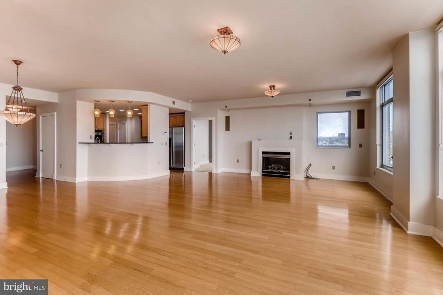 Wonderful  residence right where Harbor East meets Fells Point...great location walk to all that is happening all around the harbor. Beautiful wood floors, walk in closets for both bedrooms, 2 decks, fireplace and gas cooking in your amazing kitchen..2 parking spaces.  Rent includes, parking, water & sewer.