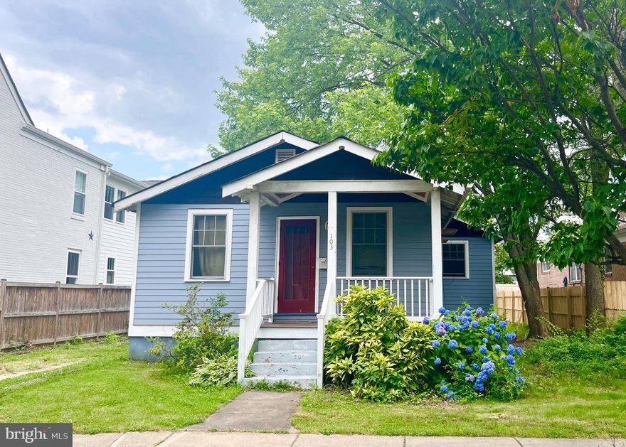 SOLD AS-IS. ORIGINALLY PLANNED TO GO ON MARKET JUNE 12 PER SELLERS REQUEST - BUT DUE TO HUGE INTEREST AND SO THAT EVERYONE HAS A CHANCE TO CONSIDER THIS PROPERTY, WE ARE GOING ACTIVE SOONER THAN PLANNED.  ***BY APPOINTMENT ONLY***  YOU ARE WELCOME TO WALK THE YARD AND SEE THE LOWER LEVEL BASEMENT.  NO SHOWINGS ON MAIN LEVEL UNTIL JUNE 12 PER THE SELLER'S REQUEST. 

Welcome to your opportunity of a lifetime! This 3 Bedroom, 2 Bath home is located in the heart of Del Ray, just half a block from The Avenue and all of the local shops, restaurants & activities that this wonderful community offers. You can’t ask for a more fantastic location!  This home is on a great lot with endless possibilities, and features a driveway for off-street parking.. Whether you're a savvy investor looking to capitalize on its potential or a homeowner with a vision for creating your dream home, this property is your canvas.

The home is being sold as-is, presenting a rare chance to make it your own. While there is work to be done, there have been some nice updates over the years. The beautiful kitchen, with cathedral ceiling, is the centerpiece of this home and was expanded & updated in 2013, but will likely need some new appliances and some minor repairs. There is a laundry area and full bath with a shower that was added in approximately 2013 as well. There is another full bath that will need a complete remodel. Furnace and Hot Water Heater were replaced in 2024. With some TLC and a creative touch, you can transform this “diamond in the rough" into a stunning masterpiece. 

Don't miss out on this incredible opportunity to own a piece of paradise in the heart of Del Ray. Whether you're looking to renovate & revitalize or build anew, this property offers endless potential and a location that's second to none.