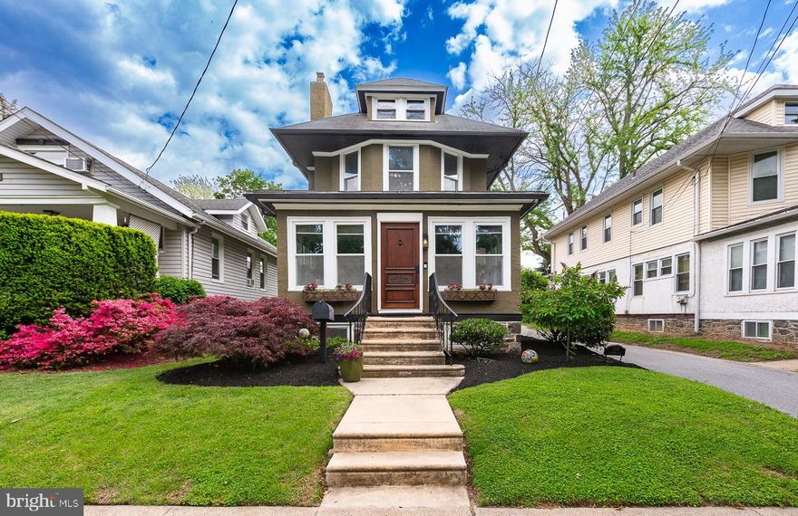 Welcome to this gorgeous and well maintained special home in the Brookline section of Haverford Township!  Have you been searching for a unique home that offers little maintenance  and  the convenience to everything that makes Havertown one of the hottest suburban Philly towns? Pulling up in front of this home you will notice the charm that you can be assured carries through the entire home.  From the front door to the covered back deck you will know you are in a space that offers endless character and entertaining options. Enter the sitting room that has an abundance of windows yet a cozy feel.  Whether you choose to keep the french doors to the living room open or closed, you will be awed by the gorgeous fireplace flanked by the custom bookcases. The formal dining space is perfect for a small intimate gathering or opening up any table for those holiday meals.  Step up into the eat-in kitchen and will be please with the amount of space as we all know the true heart of the home is generated here and contains a half bath off just inside the back door.  With the seasonal option to spill out to the covered deck you have additional entertaining and relaxing space that will be so enjoyed.  You can also pull multiple cars right into the two car garage and leave a third one in the driveway and enter the home conveniently from this back door.  The basement  is finished providing  a separate living space, a laundry room and an unfinished storage space.  The second floor offers three very comfortably sized bedrooms and a gorgeous updated hall bathroom.  There are full walkup stairs to an unfinished attic space that could lend itself to endless expansion possibilities if needed.  With the location of this gem being so central you will be glad you choose to put down roots at 133 Kathmere. Move in and enjoy!