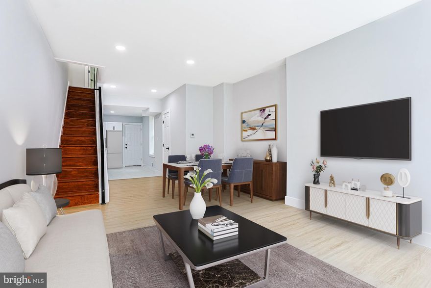 Rehabbed End-Row Home in the Heart of Brewerytown – Surrounded by History & City Convenience

Welcome to this beautifully renovated end-of-row home located in the vibrant and rapidly growing neighborhood of Brewerytown—one of West Philadelphia’s most desirable areas. Just steps away from Girard College, the Eastern State Penitentiary, and Athletic Recreation Center, this home places you in the middle of a rich historical setting with unbeatable walkability.

This charming home features 3 spacious bedrooms with closet space, 2 full bathrooms, and an open layout perfect for both relaxing and entertaining. Enjoy modern upgrades including central air conditioning, a hot water tank heater, and an in-unit washer and dryer for ultimate comfort and efficiency.

Tucked away on a quiet block, you'll have easy access to public transportation, including the Broad Street Orange Line, and be within walking distance of hospitals, restaurants, and neighborhood cafés.

Whether you're commuting, dining out, or enjoying the area's historic landmarks, this location offers the best of city living with a peaceful neighborhood feel.