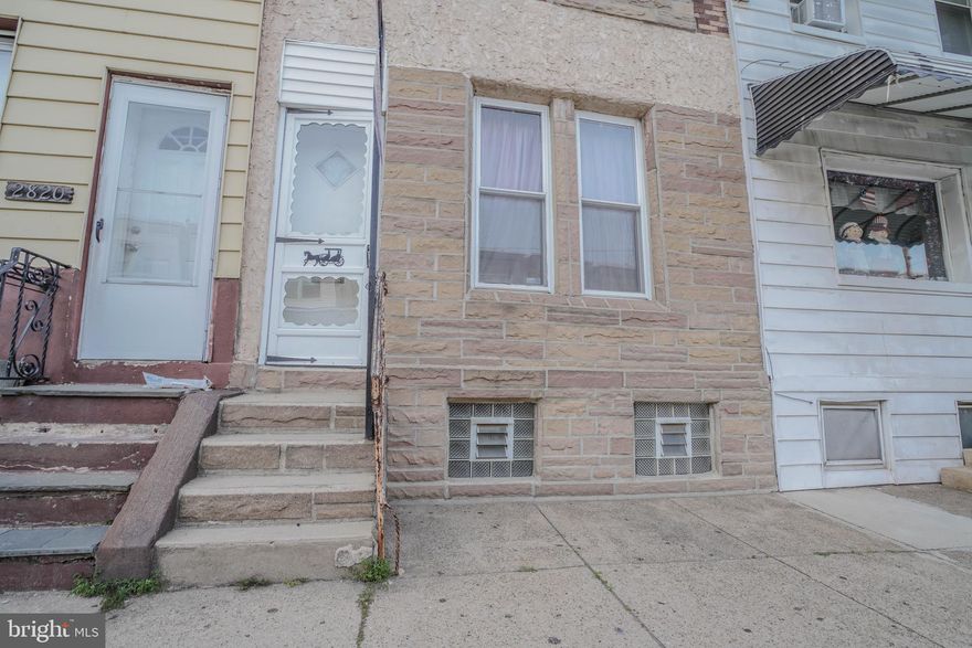 A handyman special awaits the right investor and/or savvy remodeler to take over this shell project in 19134. This classic straight thru home in Port Richmond boasts a brick facade and front facing bay windows. Enter into an elongated living space in need of updating with original hardwood floorings throughout. Continue through to the dining area and kitchen with wooden cabinetry and panting, tiled flooring, and access to and from the quaint back yard space. Upstairs find three bedrooms and an accompanying full bathroom with hardwood flooring and original details. Close to local hotspots Tacconelli s Pizza, Stock s Bakery, and all the sights and sounds of neighboring Fistown - this property is centrally located for convenience. Surrounded by plenty of redone homes for sale to ensure you ve made the right investment, 2822 Memphis Street is awaits your showing and offer! Owner is a licensed real estate broker.