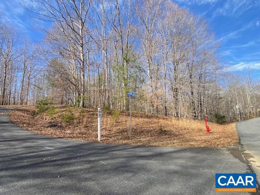 Corner lot available in at the Shenandoah Crossing resort!  Come build your dream home in this lake community in Louisa County.  You'll get access to the amenities of the Shenandoah Crossing resort, including pools (outdoor and indoor), community areas, tennis courts, horse riding trails, the lake itself and more!  Act now to secure your next adventure!  This lot is being listed at the same time as 1 other by the same owner, look for lot  198 as well.