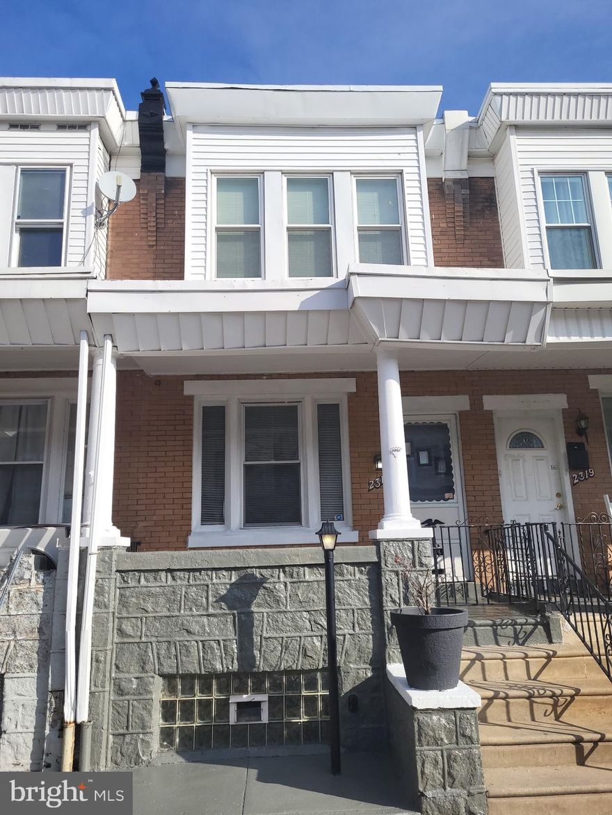 Check out this affordable recently updated 3 BR/1 Bath porch front home in Port Richmond. Brand new bathroom, new flooring throughout, and freshly painted. Back door leads out to the nice sized fenced in yard. 2nd floor features a new bathroom and 3 spacious bedrooms with closets. Newer heater, newer windows, exterior stucco has a newer coat of paint and recent coatings on all roofs (top, back and porch). Washer, Dryer, Stove and Refrigerator included. Tenants pays Gas, Electric and Water. A variety of public transportation options (Market Frankford Line to Center City in 15min) and I-95, Route and the bridges to NJ are all in close proximity. Only a short distance to local Port Richmond's staples likes Tacconelli’s, Hinge Cafe, Gaul & Co. Malthouse, Nemi Restaurant and The Aramingo Avenue Business corridor. NO PETS PREFERRED. 3 Month's Rent due upon lease signing.